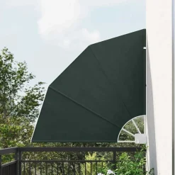 vidaXL Balkon Privacy Scherm Donkergroen 115 x 115 cm Polyester