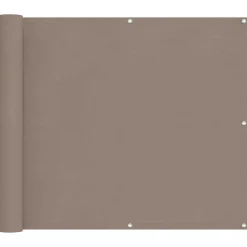 vidaXL Balkon Scherm Taupe 100 x 300 cm Oxford Stof