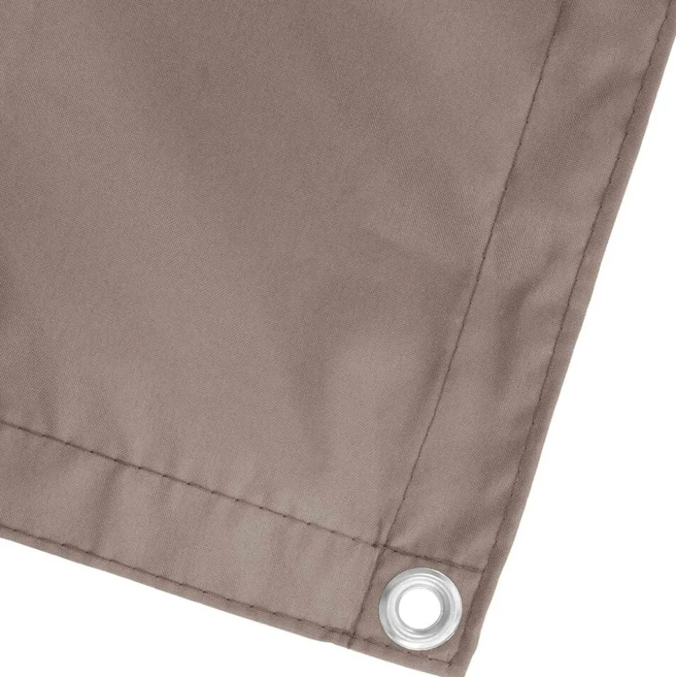 vidaXL Balkon Scherm Taupe 100 x 600 cm Oxford Stof