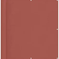 vidaXL Balkon Scherm Terracotta 110 x 1000 cm Oxford Stof