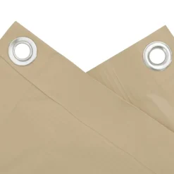 vidaXL Balkonscherm Oxford textiel 75x400 cm beige