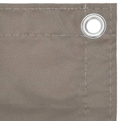 vidaXL Balkonscherm 75x300 cm oxford stof taupe