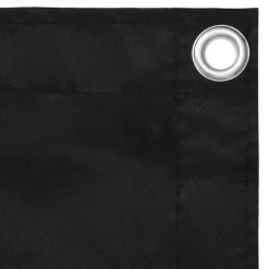 vidaXL Balkonscherm 75x300 cm oxford stof zwart