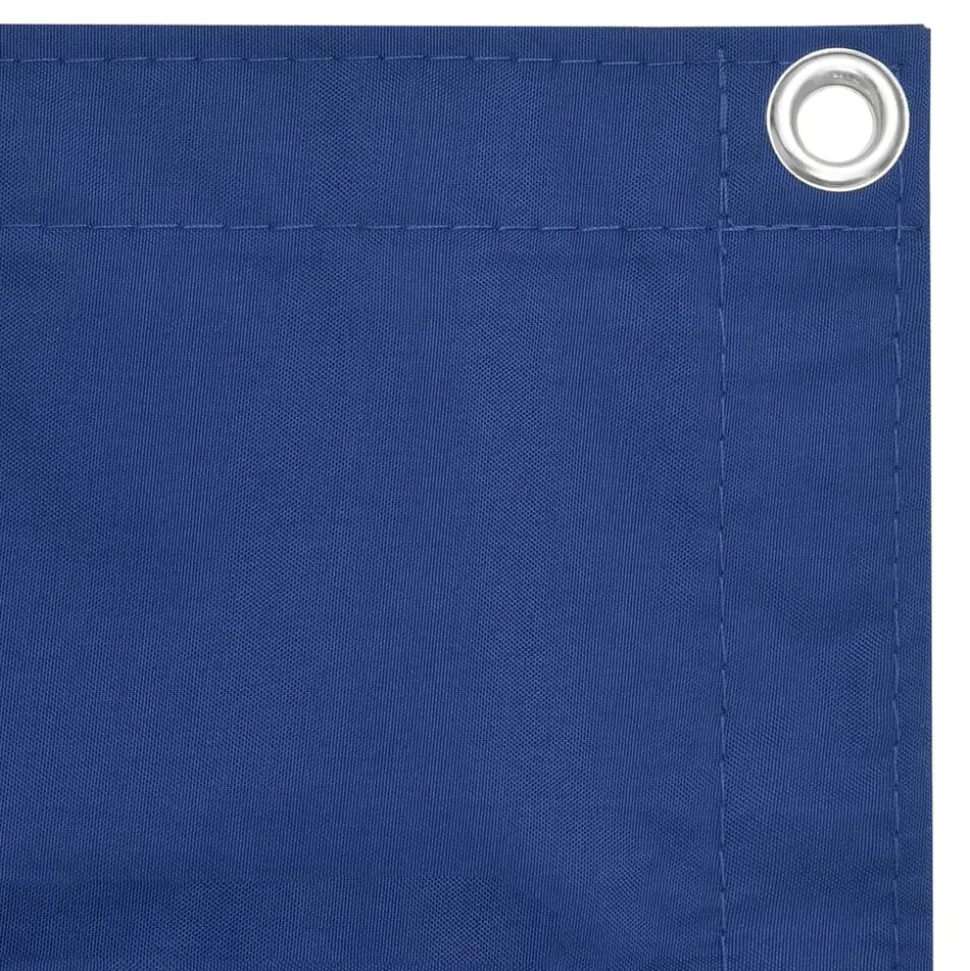 vidaXL Balkonscherm 75x300 cm oxford stof blauw