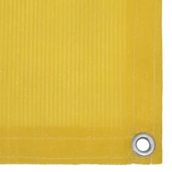 vidaXL Balkonscherm 75x400 cm HDPE geel