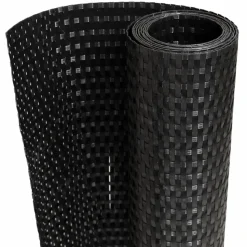 vidaXL Balkonschermen 5 st 255x19 cm poly rattan zwart