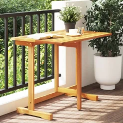 vidaXL Balkontafel inklapbaar 90x60x72 cm massief acaciahout