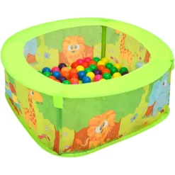 vidaXL Ballenbak voor kinderen met 50 ballen 75x75x32 cm
