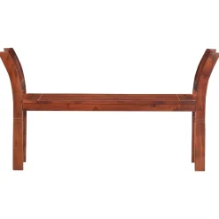 vidaXL Bank 111 cm massief acaciahout