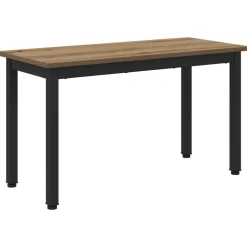 vidaXL Bank Ambachtelijk eiken 80 x 35 x 45 cm Bewerkt hout