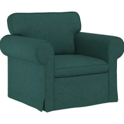 vidaXL Bank Donkergroen 95 x 82 x 80 cm Stof