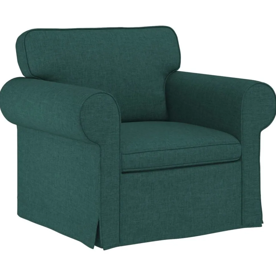 vidaXL Bank Donkergroen 95 x 82 x 80 cm Stof