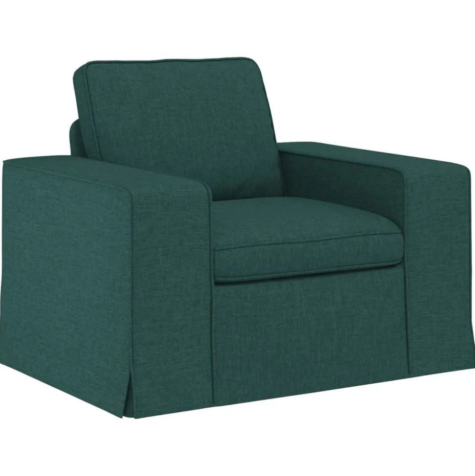 vidaXL Bank Donkergroen 103 x 80 x 82 cm Stof