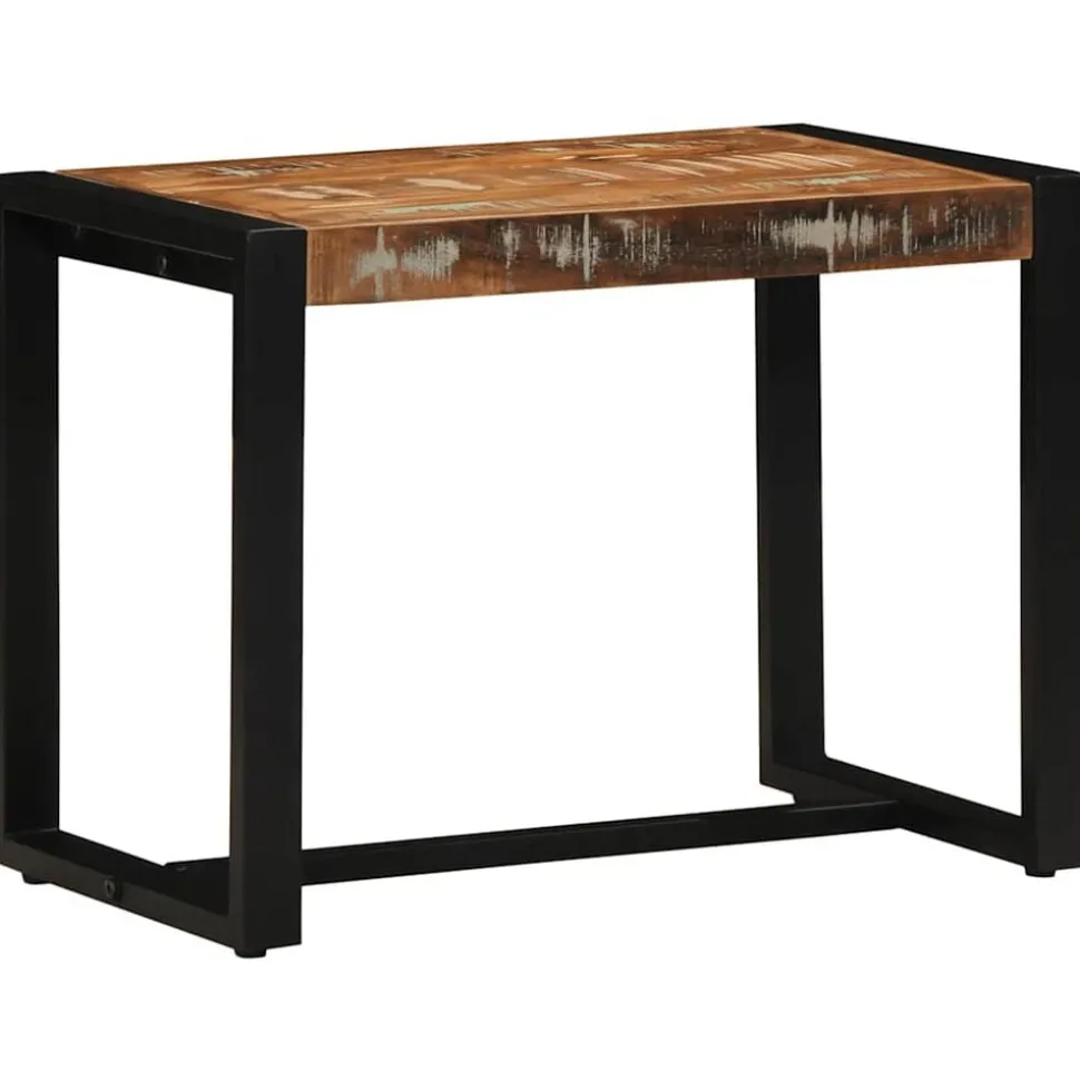 vidaXL Bank Multicolor 60x35x45 cm Massief Hout Hergebruikt