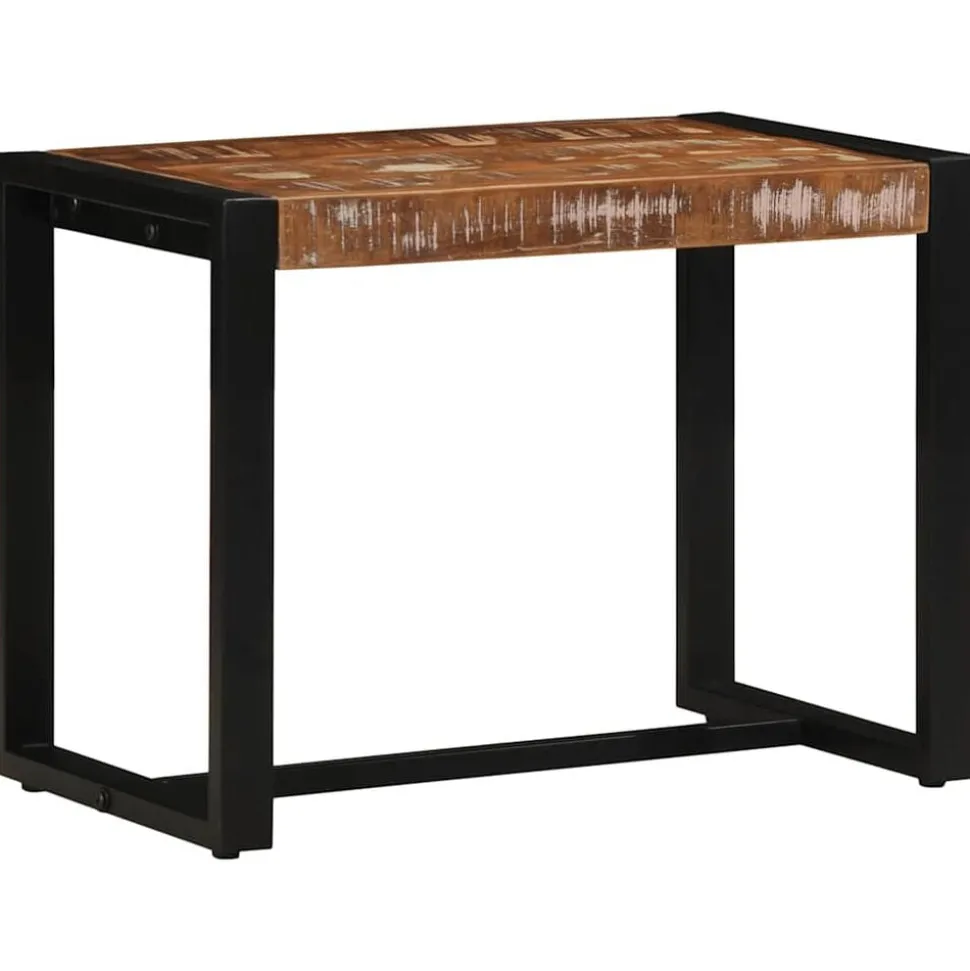 vidaXL Bank Multicolor 60x35x45 cm Massief Hout Hergebruikt