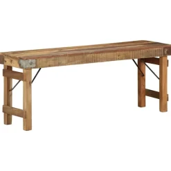 vidaXL Bank Naturel 110 x 35 x 46 cm Hergebruikt Oud Hout