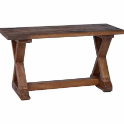 vidaXL Bank Naturel 85 x 35 x 46 cm Massief gerecycled hout