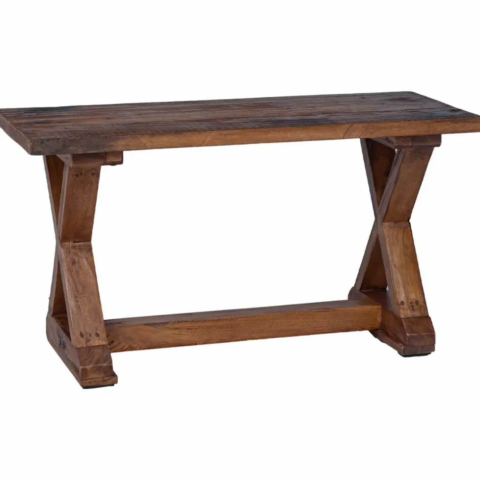 vidaXL Bank Naturel 85 x 35 x 46 cm Massief gerecycled hout