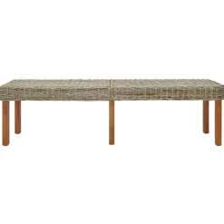 vidaXL Bank Naturel 160 x 35 x 45 cm Massief Mango Hout