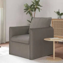 vidaXL Bank Taupe 75 x 82 x 85 cm Stof