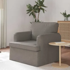 vidaXL Bank Taupe 84 x 80 x 85 cm Stof