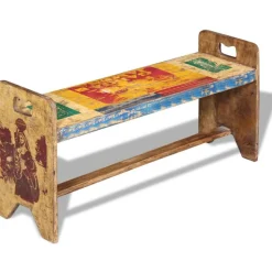 vidaXL Bank 100x30x50 cm massief gerecycled hout