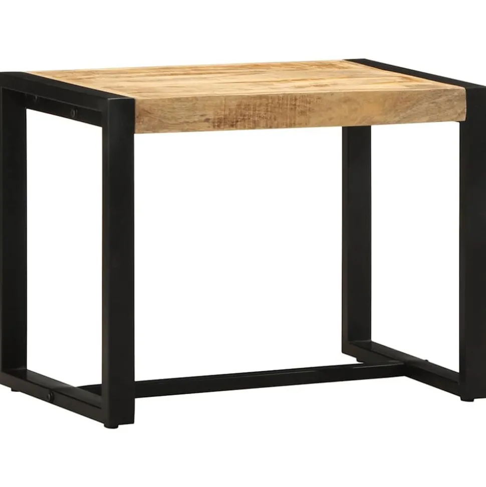 vidaXL Bank 60x35x45 cm massief ruw hout mango