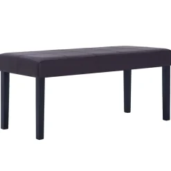 vidaXL Bankje 106 cm kunstleer bruin