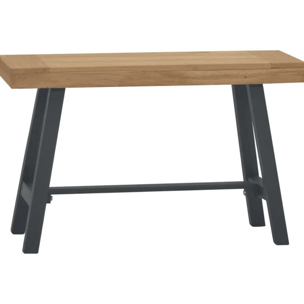 vidaXL Bankje 80 cm massief teakhout
