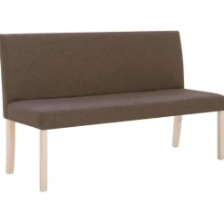 vidaXL Bankje 139,5 cm polyester bruin