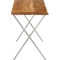 vidaXL Bankje met natuurlijke rand 105 cm massief acaciahout
