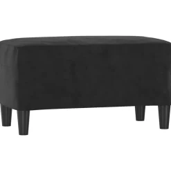 vidaXL Bankje 70x35x41 cm fluweel zwart