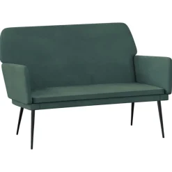 vidaXL Bankje 108x79x79 cm fluweel donkergroen