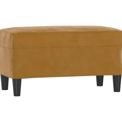 vidaXL Bankje 70x35x41 cm fluweel bruin