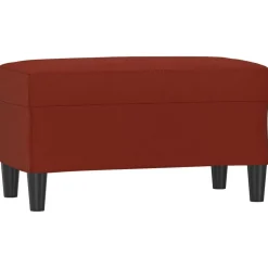 vidaXL Bankje 70x35x41 cm kunstleer wijnrood