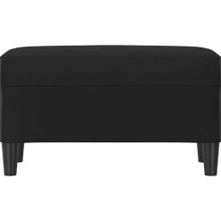 vidaXL Bankje 70x35x41 cm kunstleer zwart