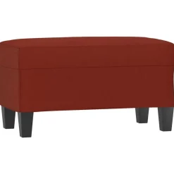 vidaXL Bankje 70x35x41 cm kunstleer wijnrood
