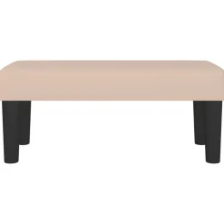 vidaXL Bankje 70x30x30 cm kunstleer cappuccinokleurig