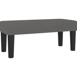 vidaXL Bankje 70x30x30 cm kunstleer grijs