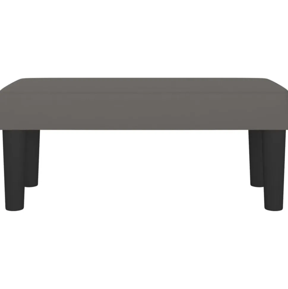 vidaXL Bankje 70x30x30 cm kunstleer grijs