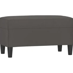 vidaXL Bankje 70x35x41 cm kunstleer grijs