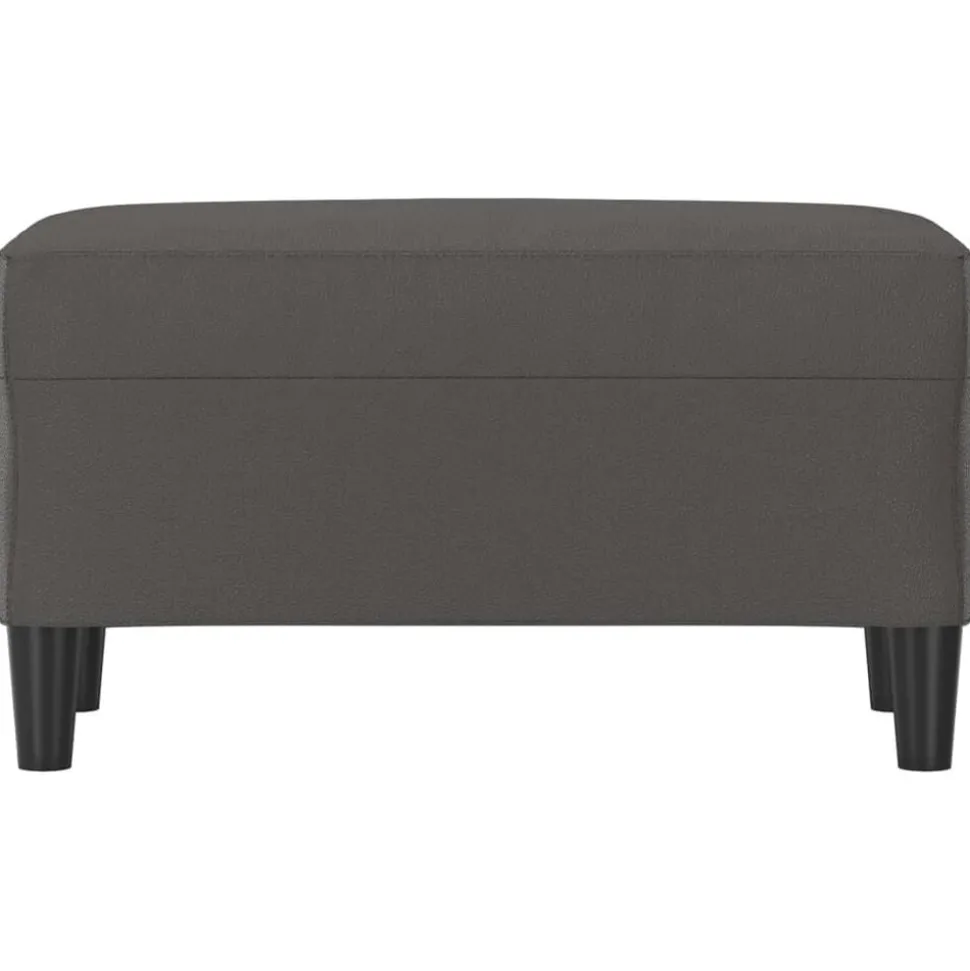 vidaXL Bankje 70x35x41 cm kunstleer grijs