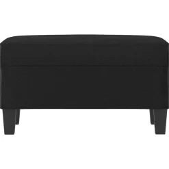 vidaXL Bankje 70x35x41 cm kunstleer zwart