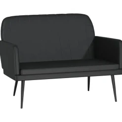 vidaXL Bankje 107x80x81 cm kunstleer zwart