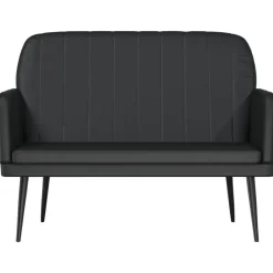 vidaXL Bankje 107x80x81 cm kunstleer zwart