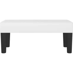 vidaXL Bankje 70x30x30 cm kunstleer wit