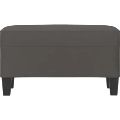 vidaXL Bankje 70x35x41 cm kunstleer grijs