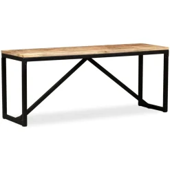 vidaXL Bankje 110x35x45 cm massief mangohout