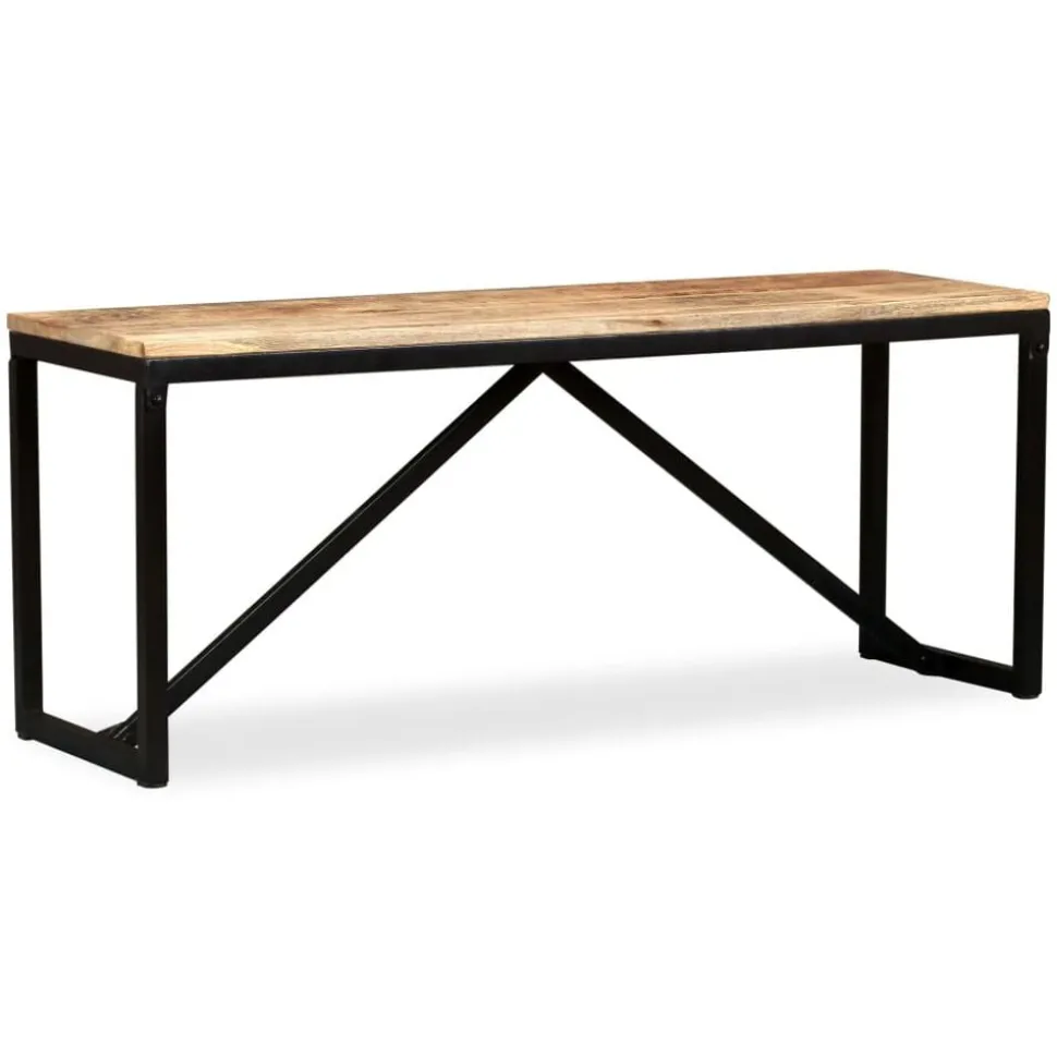 vidaXL Bankje 110x35x45 cm massief mangohout