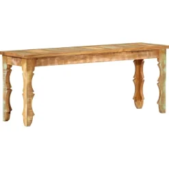 vidaXL Bankje 110x35x45 cm massief gerecycled hout